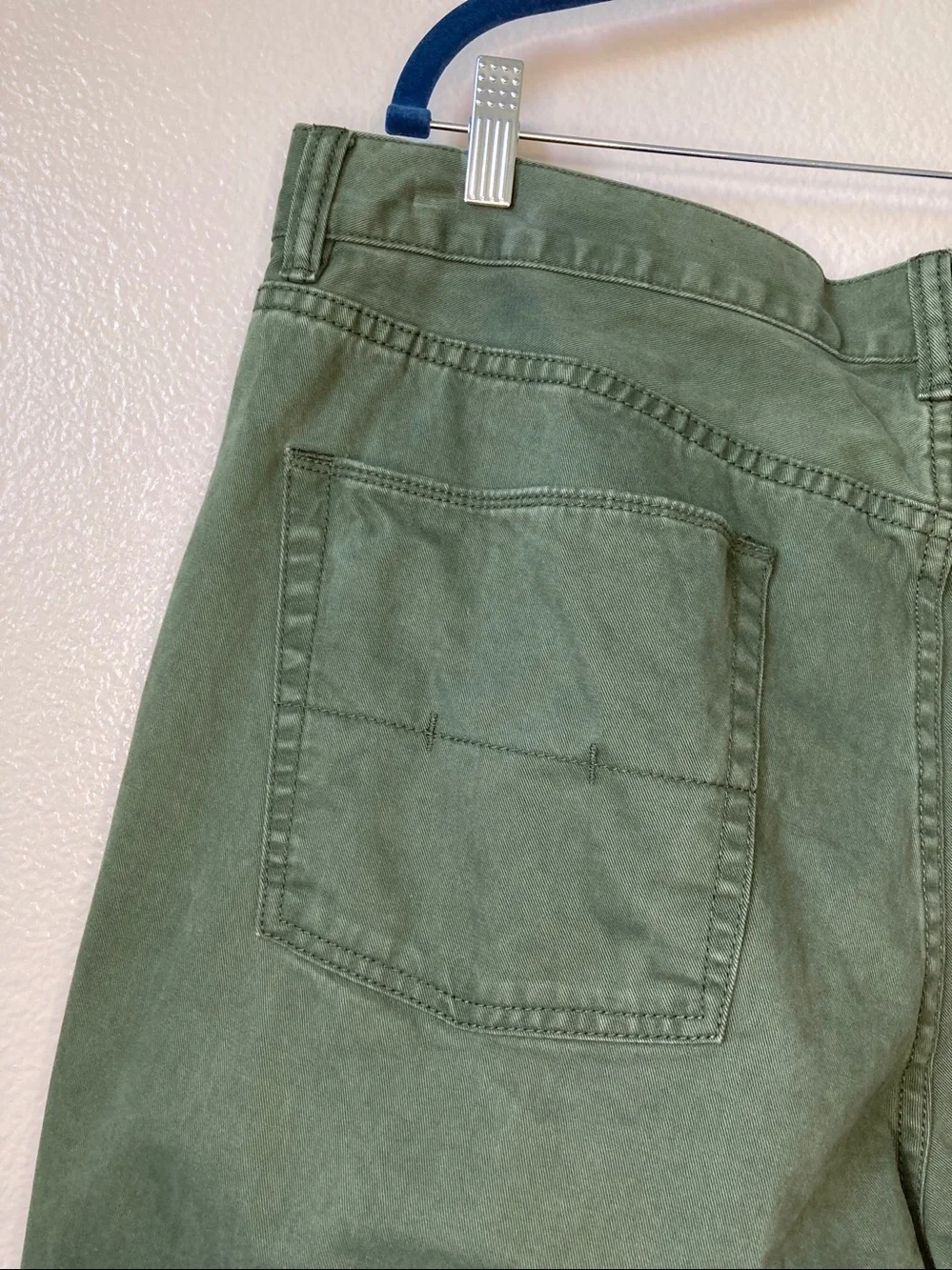 Polo Ralph Lauren Authentic Dungarees Cotton 650 Straight Pants Olive 38/32